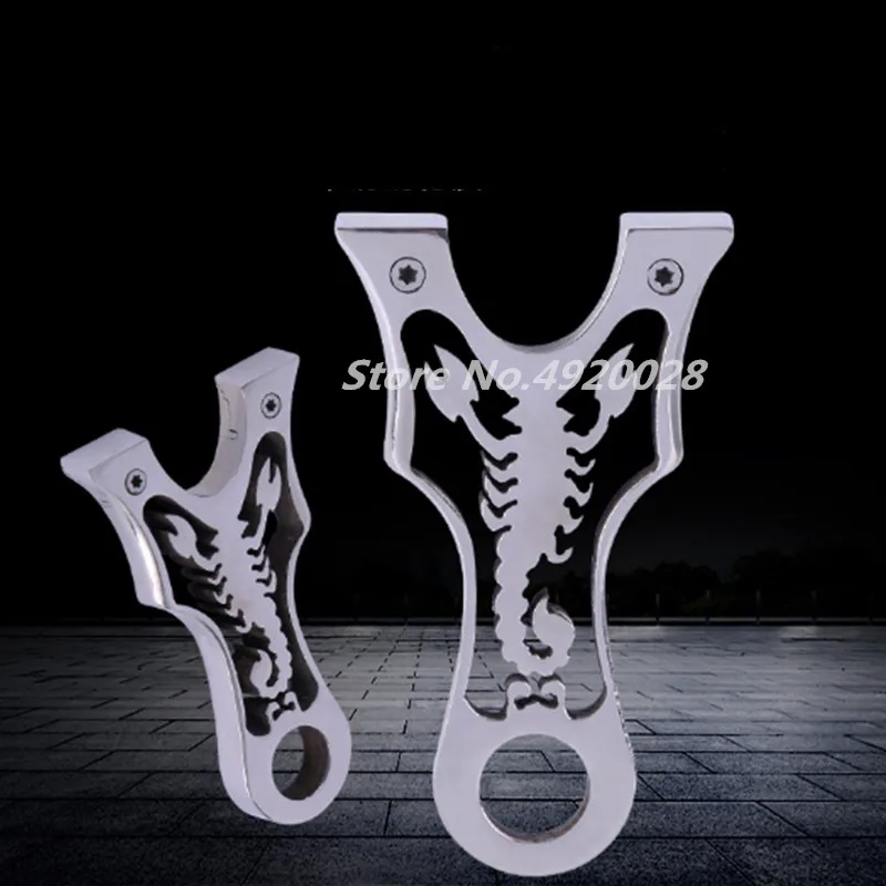 Stainless Steel Hunting Slingshot with Flat Rubber Band Process Cutting Scorpion Slingshot for Outdoor Archery Hunting
Stainless Steel Hunting Slingshot with Flat Rubber Band Process Cutting Scorpion Slingshot for Outdoor Archery Hunting