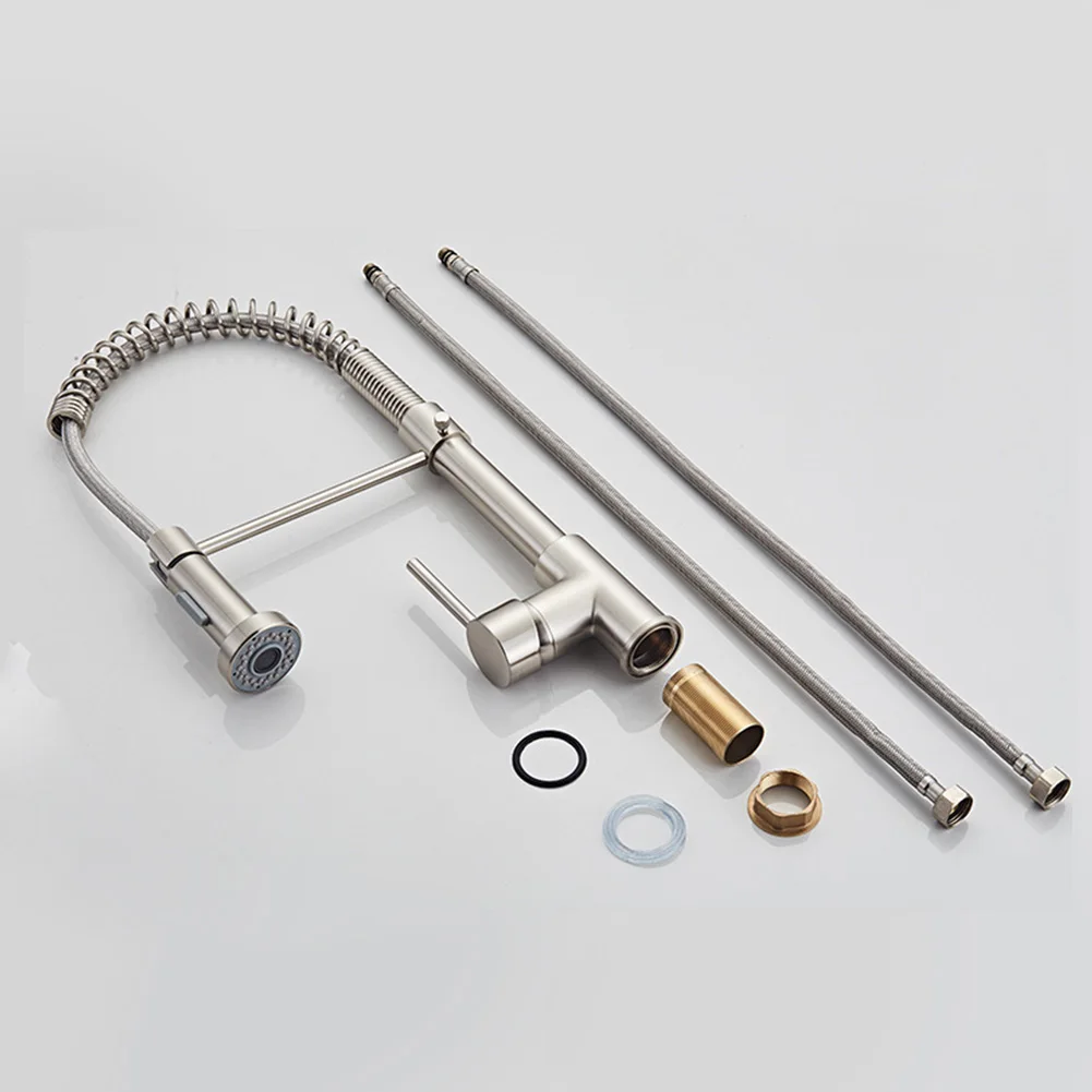 Mixer Tap Hot Cold Home Easy Install Single Handle Spring Design Stream Sink 360 Degree Rotation Kitchen Faucet Deck Mounted 
Mixer Tap Hot Cold Home Easy Install Single Handle Spring Design Stream Sink 360 Degree Rotation Kitchen Faucet Deck Mounted