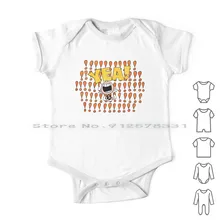 Yea! Newborn Baby Clothes Rompers Cotton Jumpsuits Schoolhouse Saturday Morning Cartoons Animation Animated 1970s Pop Culture