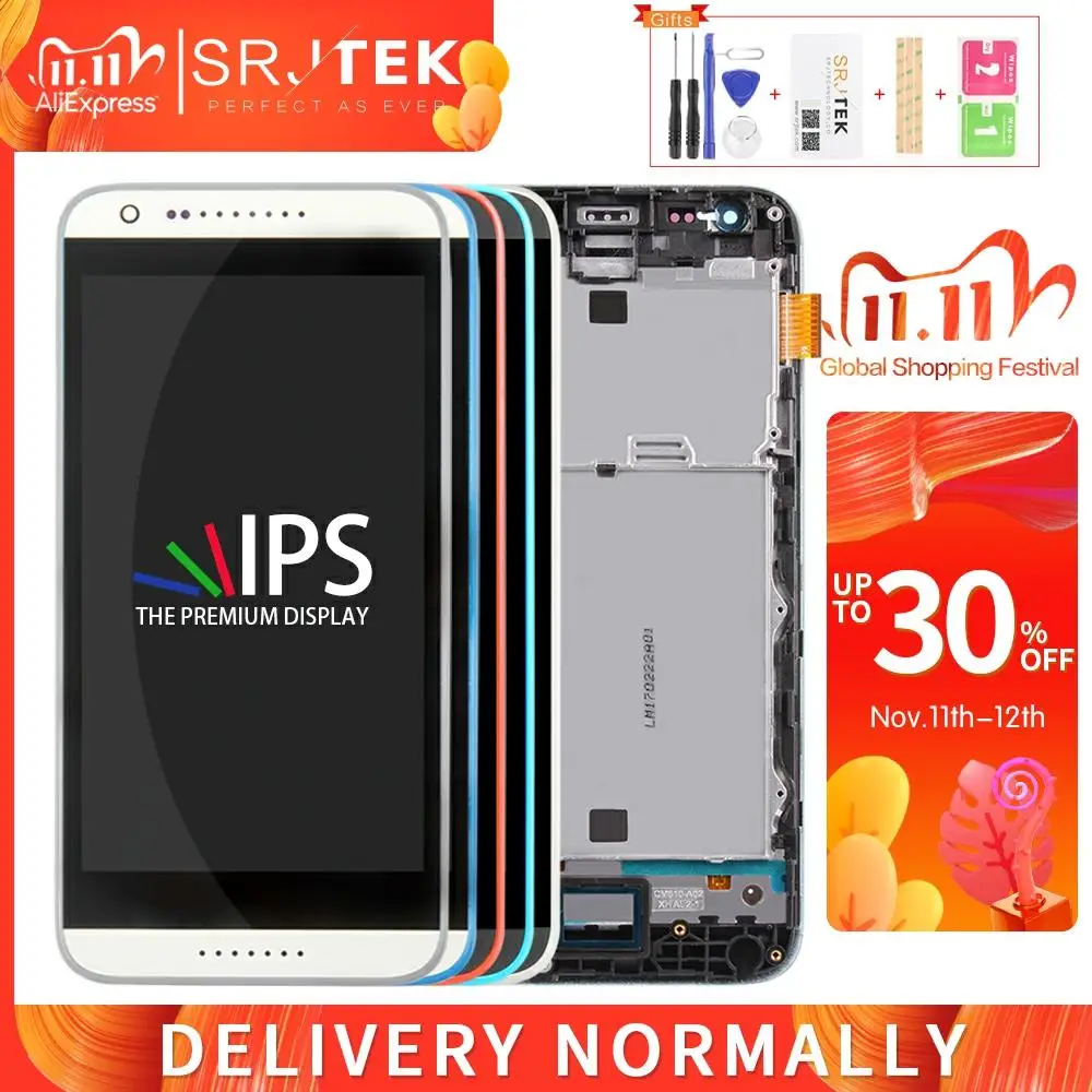 Srjtek screen For HTC Desire 620G LCD Touch Digitizer Sensor Glass with Frame Assembly For HTC D620 Display 620 620U 620T
Srjtek screen For HTC Desire 620G LCD Touch Digitizer Sensor Glass with Frame Assembly For HTC D620 Display 620 620U 620T