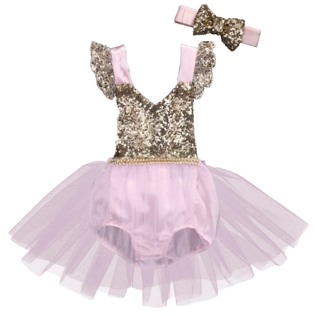 2021 New Baby Girl Lace Tulle Sequins Romper Dress Bodysuit 0-3T Newborn Toddler Kids Summer Casual Jumpsuit Sunsuit Costumes
2021 New Baby Girl Lace Tulle Sequins Romper Dress Bodysuit 0-3T Newborn Toddler Kids Summer Casual Jumpsuit Sunsuit Costumes