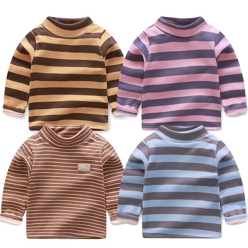 Four-piece children's plus velvet base sweater warm top autumn and winter T-shirt men and women children's high-necked children'
Four-piece children's plus velvet base sweater warm top autumn and winter T-shirt men and women children's high-necked children'