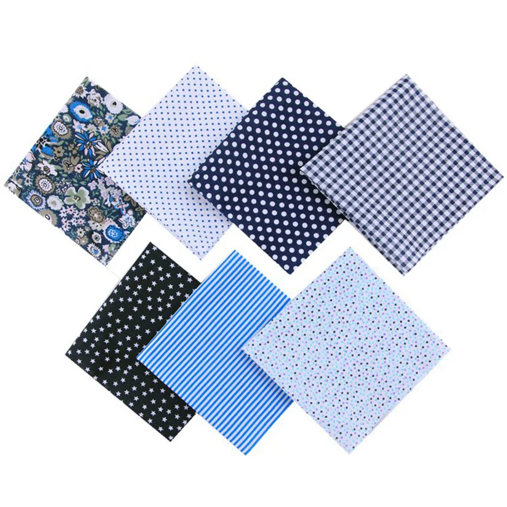 7PCS Cotton Cloth Fabric Scraps Sewing Quilting Patchwork DIY Clothing Sewing Craft Fabric Yellow BLUE Red GREEN Black 25X25cm
7PCS Cotton Cloth Fabric Scraps Sewing Quilting Patchwork DIY Clothing Sewing Craft Fabric Yellow BLUE Red GREEN Black 25X25cm