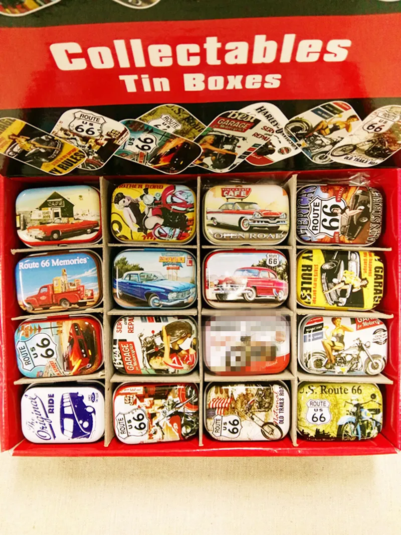 Motobike Style Mini Tin Box Metal Coin Saver Jewerly Case Pill case 16 designs Chocolate Box 32pc/box
Motobike Style Mini Tin Box Metal Coin Saver Jewerly Case Pill case 16 designs Chocolate Box 32pc/box