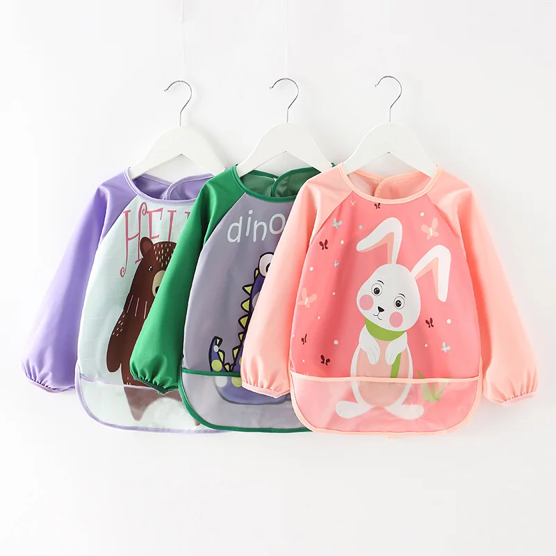 Cute cartoon baby baby eating gown bib waterproof children long-sleeved apron kids baby products
Cute cartoon baby baby eating gown bib waterproof children long-sleeved apron kids baby products