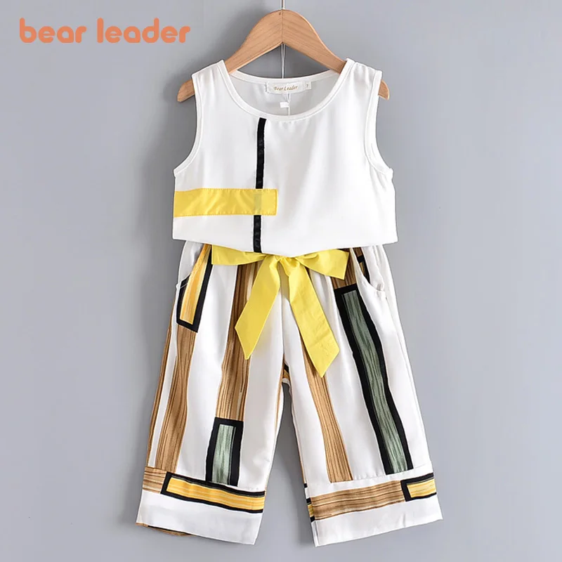 Bear Leader Girls Clothing Sets Summer Fashion girls sleeveless Splicing design T-shirt+Casual pants 2Pcs Girls Clothes
Bear Leader Girls Clothing Sets Summer Fashion girls sleeveless Splicing design T-shirt+Casual pants 2Pcs Girls Clothes