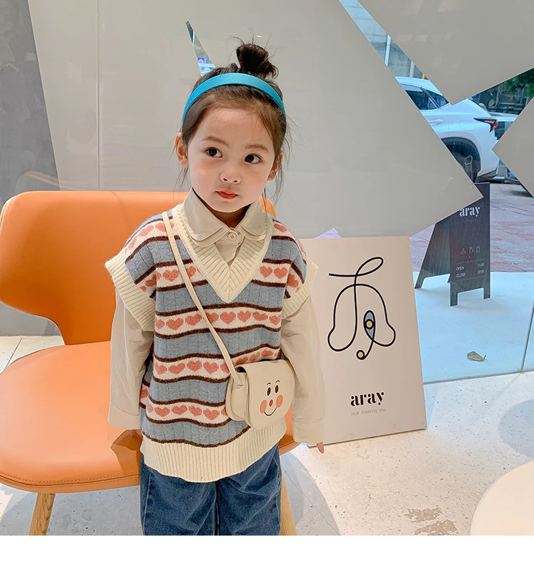 Mila Chou 2021 Winter Girl Pullover Vest Kids Sweater Spring Short Knitted Sweaters Vest Sleeveless Warm Sweater Casual Top 2-8Y
Mila Chou 2021 Winter Girl Pullover Vest Kids Sweater Spring Short Knitted Sweaters Vest Sleeveless Warm Sweater Casual Top 2-8Y