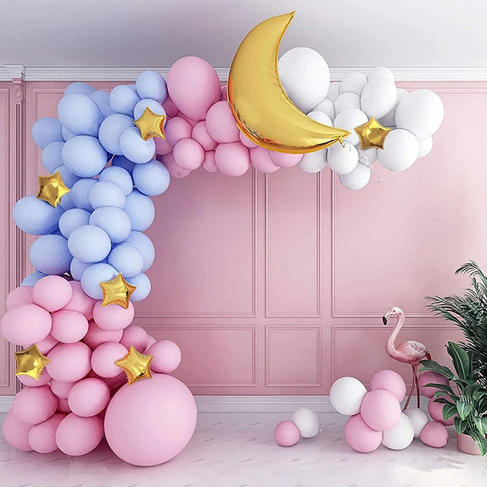 120Pcs/lot Kids Birthday Party Decorations Balloons Garland Kit White Pink Blue Macaron Colors Balloon Arch Baby Shower Supplies
120Pcs/lot Kids Birthday Party Decorations Balloons Garland Kit White Pink Blue Macaron Colors Balloon Arch Baby Shower Supplies