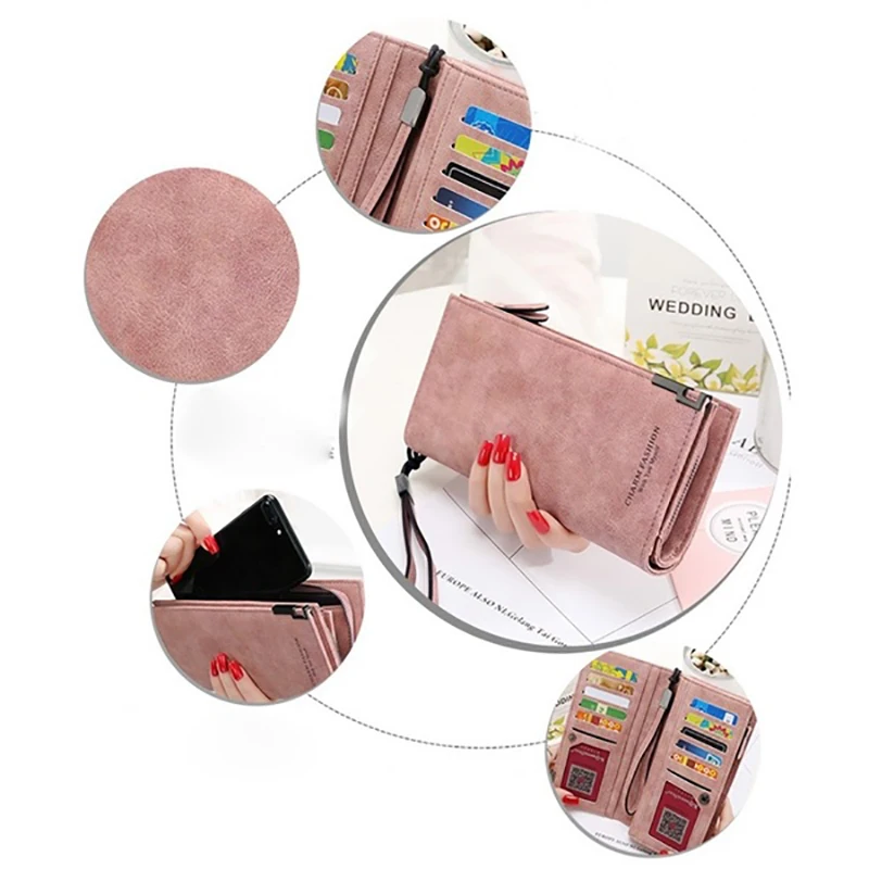 Hot Sales Brand Wallet Women Scrub Leather Lady Purses High Quality Ladies Clutch Wallet Long Female Wallet Carteira Feminina
Hot Sales Brand Wallet Women Scrub Leather Lady Purses High Quality Ladies Clutch Wallet Long Female Wallet Carteira Feminina