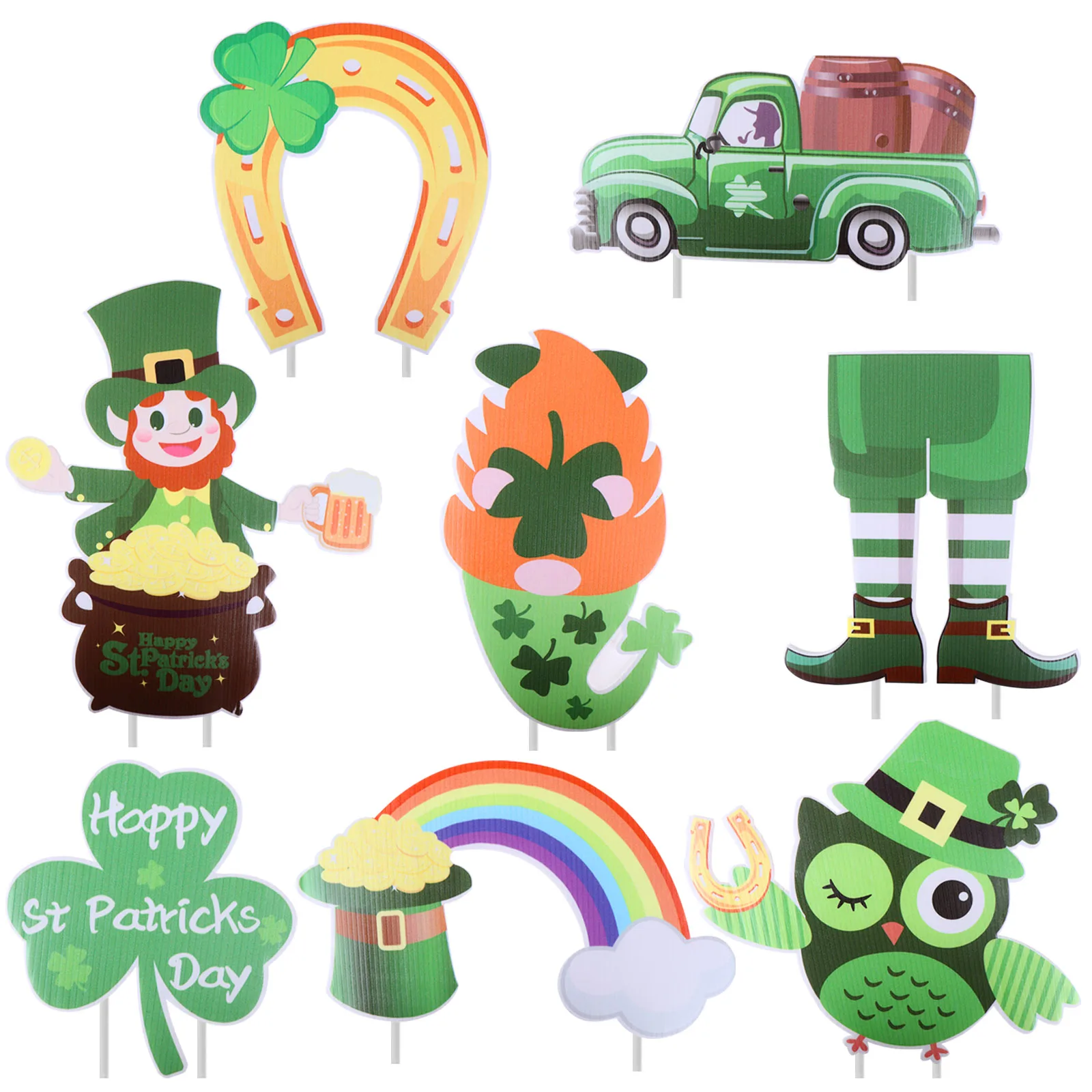 8 PCS St. Patrick's Day Yard Sign
8 PCS St. Patrick's Day Yard Sign