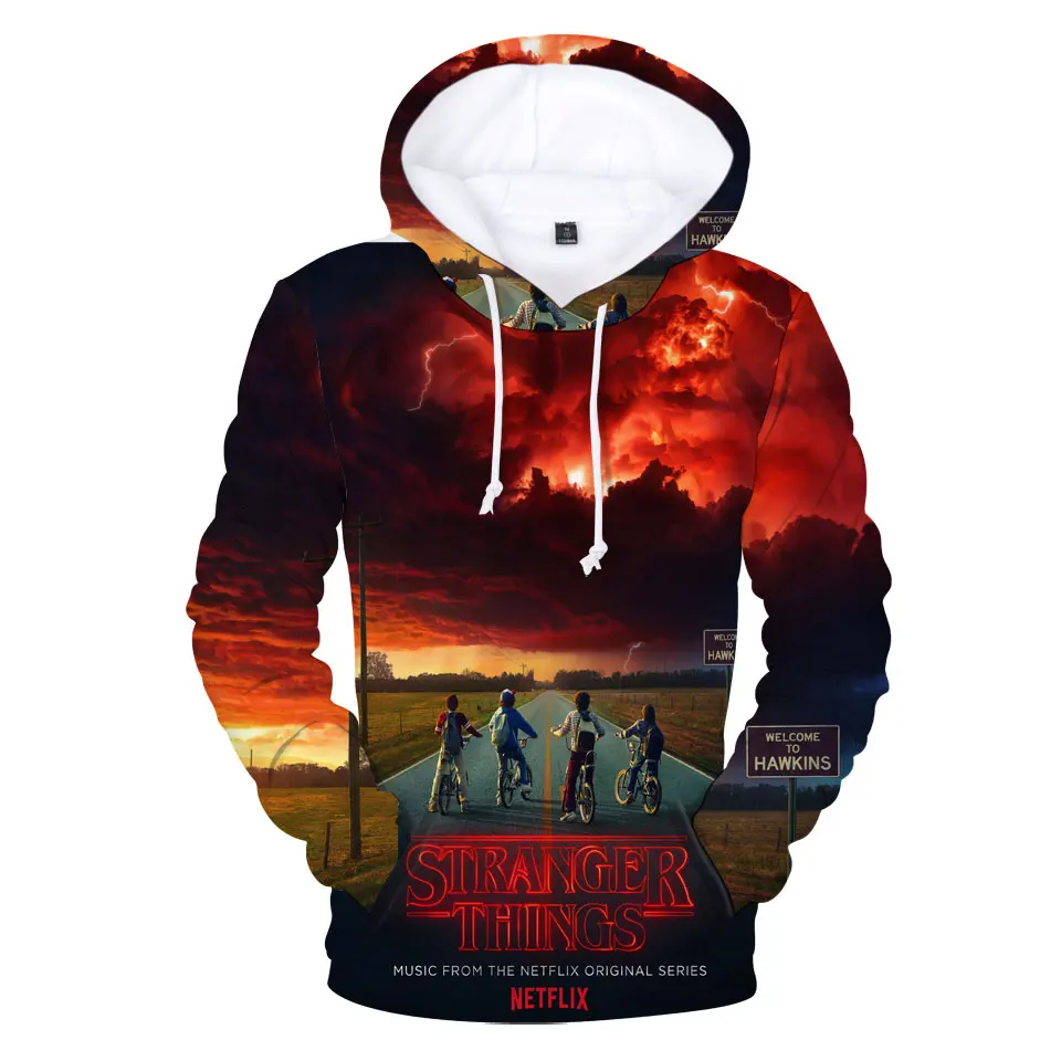 New Children's clothing Stranger Things 3D Hoodies Men/Women Sweatshirt Stranger Things Hoodies Streetwear Harajuku Hip Hop Tops
New Children's clothing Stranger Things 3D Hoodies Men/Women Sweatshirt Stranger Things Hoodies Streetwear Harajuku Hip Hop Tops