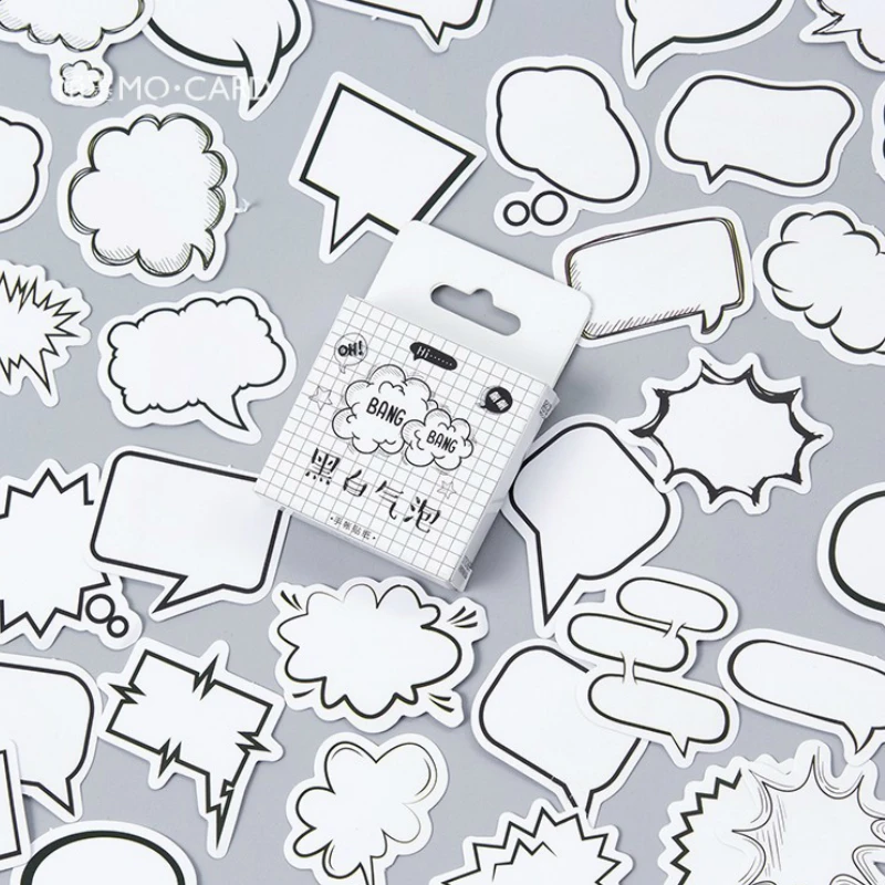 40Pcs/Pack Dialog Box Stationery Stickers Doodling Travel DIY Sticker On The Car Motorcycle Luggage Laptop Bike Scooter Toys
40Pcs/Pack Dialog Box Stationery Stickers Doodling Travel DIY Sticker On The Car Motorcycle Luggage Laptop Bike Scooter Toys