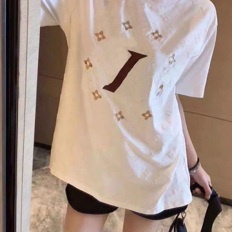 Fashion 2 colours Letter printed casual T-shirt top for women and men's 100% cotton short sleeve tee tops
Fashion 2 colours Letter printed casual T-shirt top for women and men's 100% cotton short sleeve tee tops