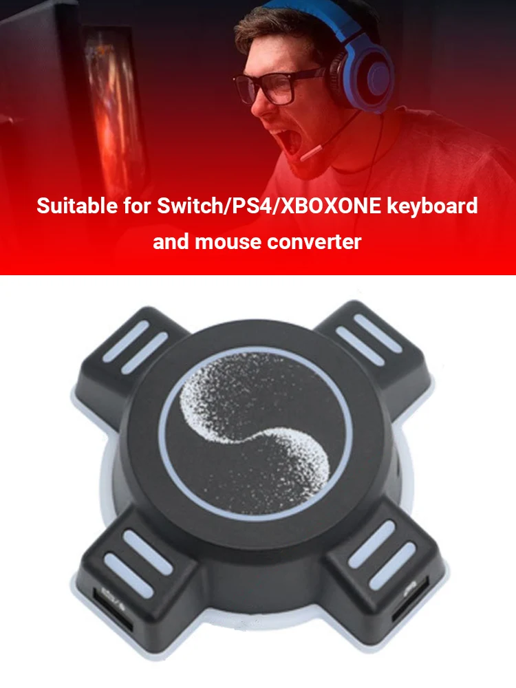 Mouse Keyboard Converter Game Controller Adapter Gaming Keyboard Mice Headphone Converter for PS4/XBOX Game Consoles
Mouse Keyboard Converter Game Controller Adapter Gaming Keyboard Mice Headphone Converter for PS4/XBOX Game Consoles