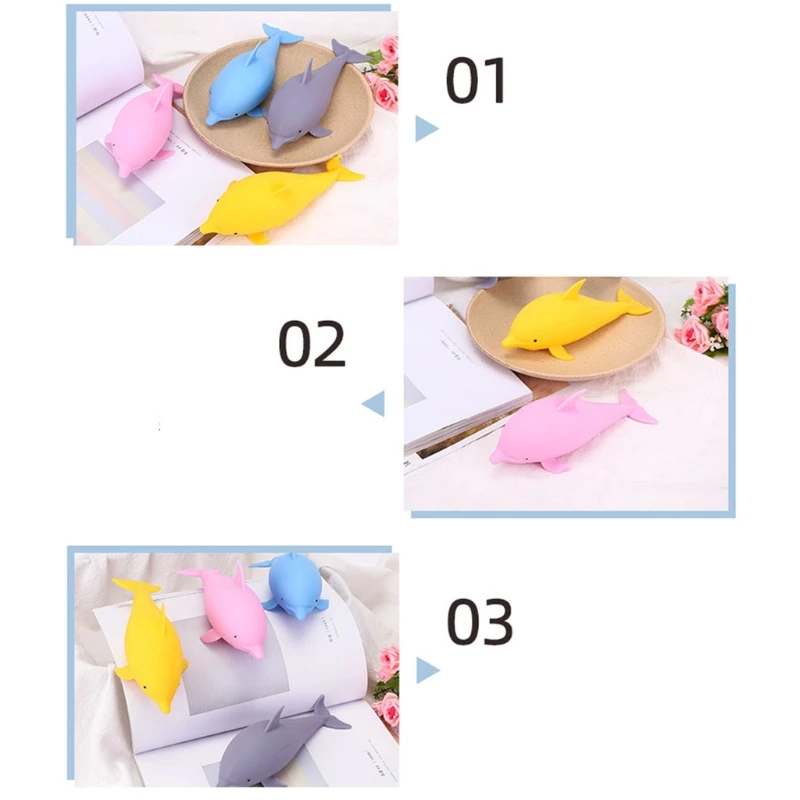 1Pc Practical Joke Toy Interactive Stress Relief Toy Realistic Mini Dolphin Novelty Toy Fidget Set Pinch Ball Vent Ball
1Pc Practical Joke Toy Interactive Stress Relief Toy Realistic Mini Dolphin Novelty Toy Fidget Set Pinch Ball Vent Ball