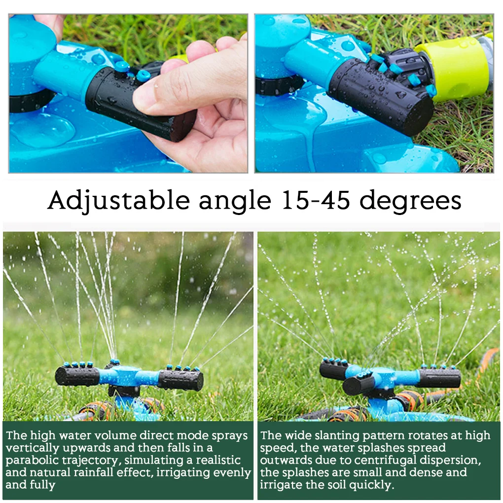 Garden Sprinkler Rotating Lawn Spray Irrigation Device Automatic Watering Sprayer Tool
Garden Sprinkler Rotating Lawn Spray Irrigation Device Automatic Watering Sprayer Tool