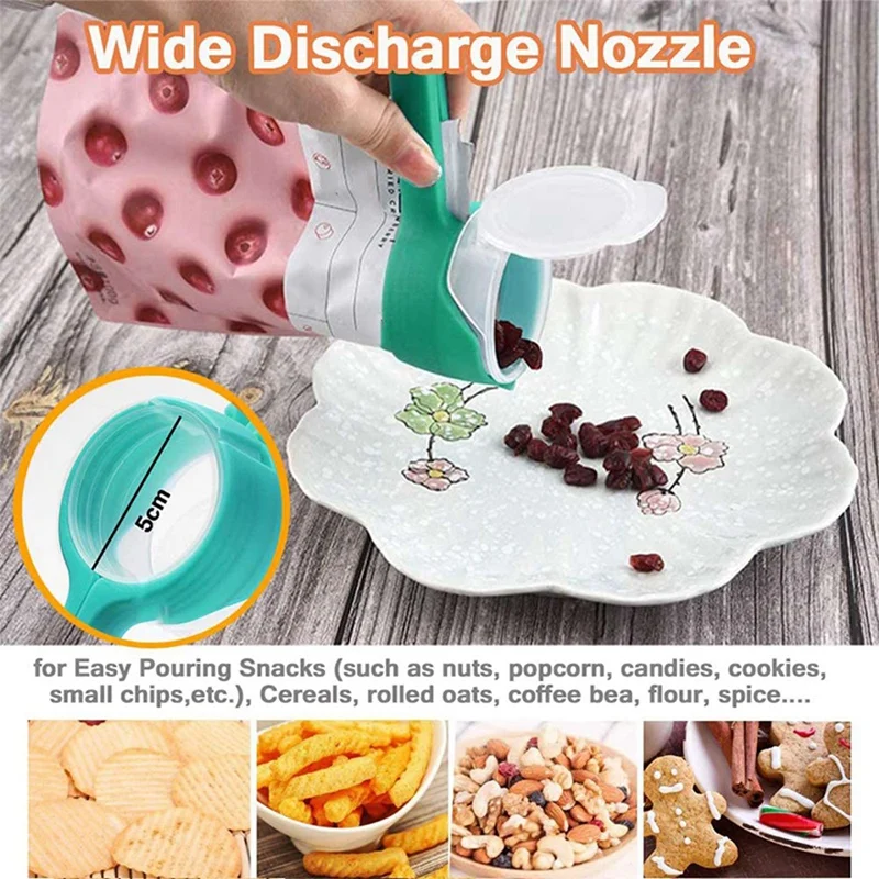 4 Pcs Bag Clips for Food, Food Storage Sealing Clips, Kitchen Chip Bag Clips & 5 Pcs Biscuit Cutter with Handle
4 Pcs Bag Clips for Food, Food Storage Sealing Clips, Kitchen Chip Bag Clips & 5 Pcs Biscuit Cutter with Handle
