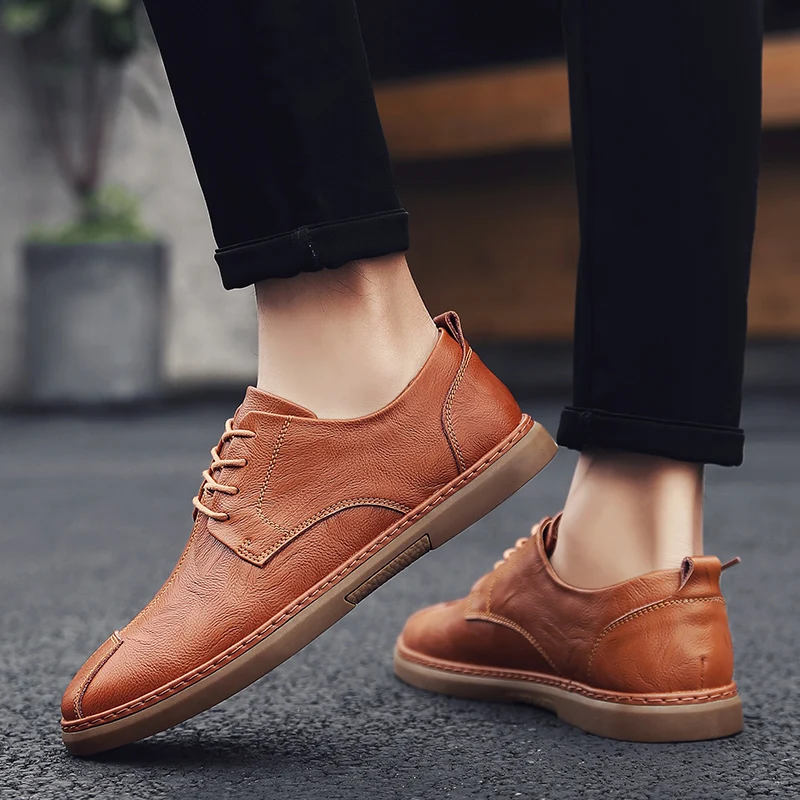 Casual Leather Shoes For Men 2020 New Men Shoes Casual Breathable Spring Leather Man Shoe Mens Causal Zapatillas Hombre Flat
Casual Leather Shoes For Men 2020 New Men Shoes Casual Breathable Spring Leather Man Shoe Mens Causal Zapatillas Hombre Flat