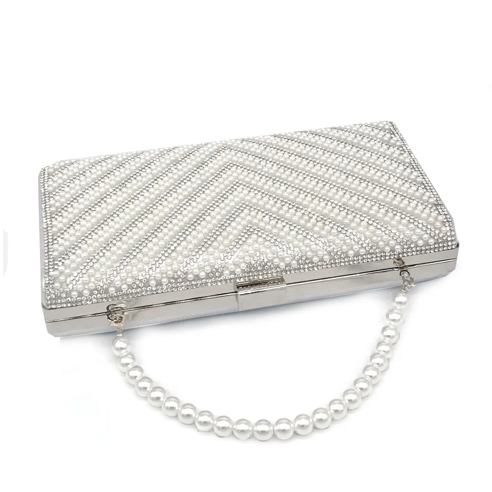 Hot Sale European and American Pearl Bags Crystal Dinner Party Handbag Fashion Ladies Shoulder bags Bridal Accessories Bags
Hot Sale European and American Pearl Bags Crystal Dinner Party Handbag Fashion Ladies Shoulder bags Bridal Accessories Bags