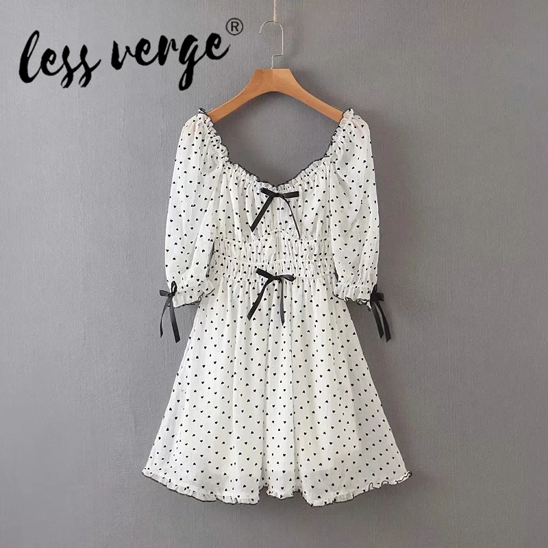 Lessverge Women Summer Dress Lace Up Bow Tie Polka Dot Vintage Dress Lace Patchwork Dress Short Sleeve Retro Casual Dress
Lessverge Women Summer Dress Lace Up Bow Tie Polka Dot Vintage Dress Lace Patchwork Dress Short Sleeve Retro Casual Dress