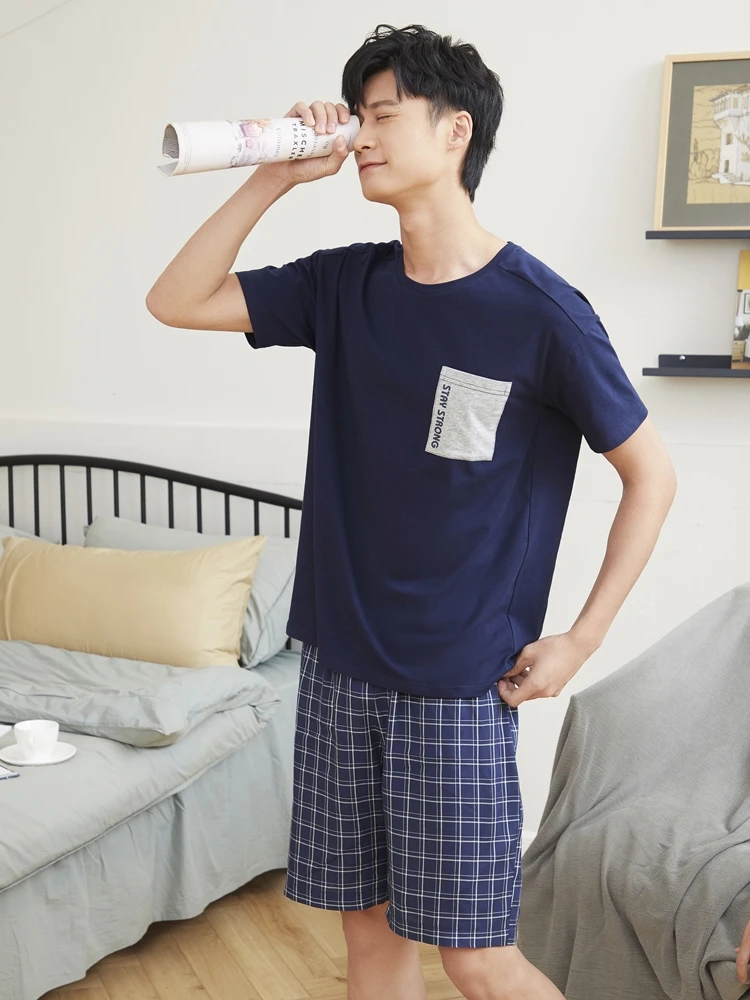 Мужская Хлопковая пижама Conlia, домашняя одежда с принтом, удобные топы с коротким рукавом, штаны, костюм для отдыха, 2020 Женская домашняя одежд...
Мужская Хлопковая пижама Conlia, домашняя одежда с принтом, удобные топы с коротким рукавом, штаны, костюм для отдыха, 2020 Женская домашняя одежд...