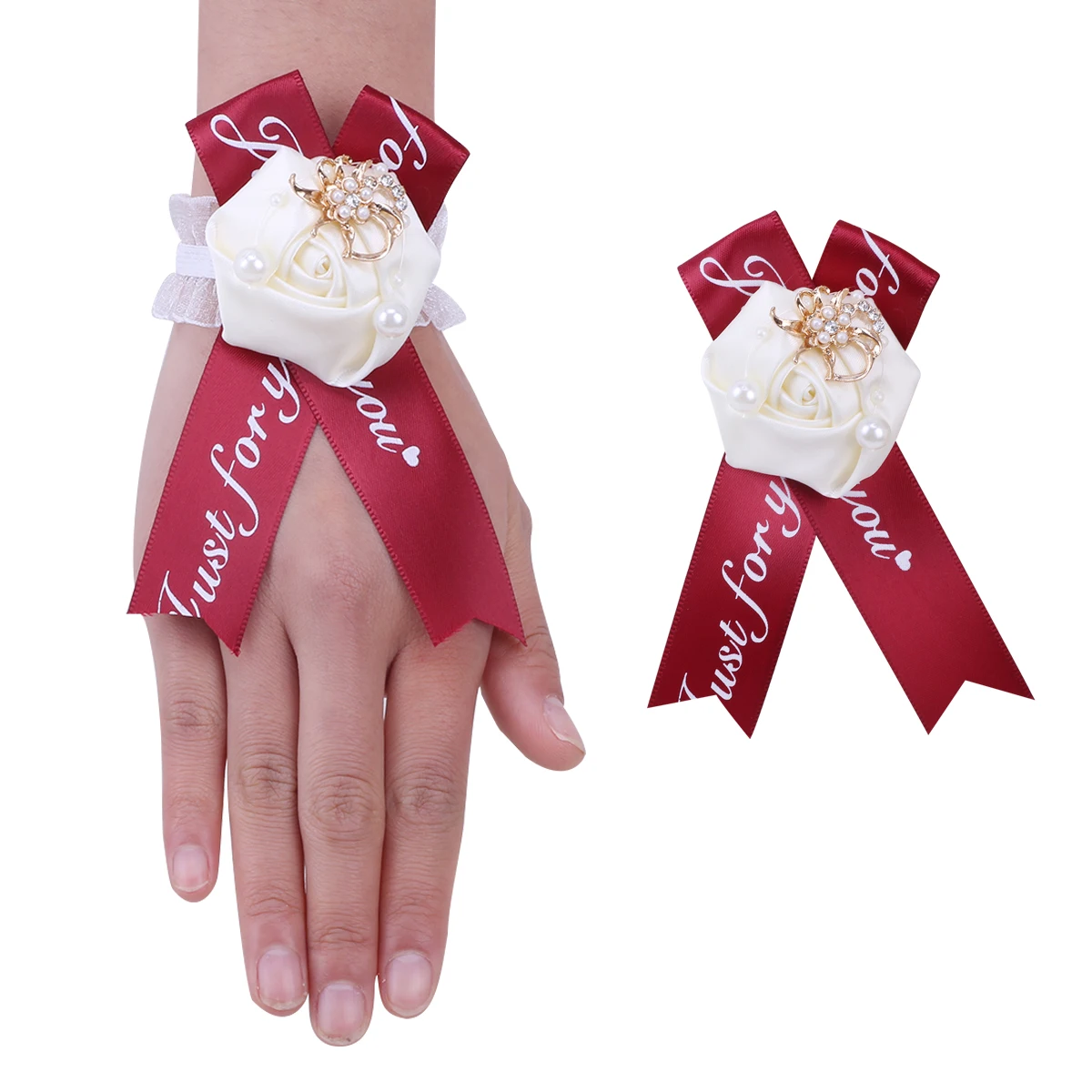 2021 New Beautiful Bride and Groom Pearl Rhinestone Wrist Flower Corsage Sister Best Man Group Wrist Set T031
2021 New Beautiful Bride and Groom Pearl Rhinestone Wrist Flower Corsage Sister Best Man Group Wrist Set T031