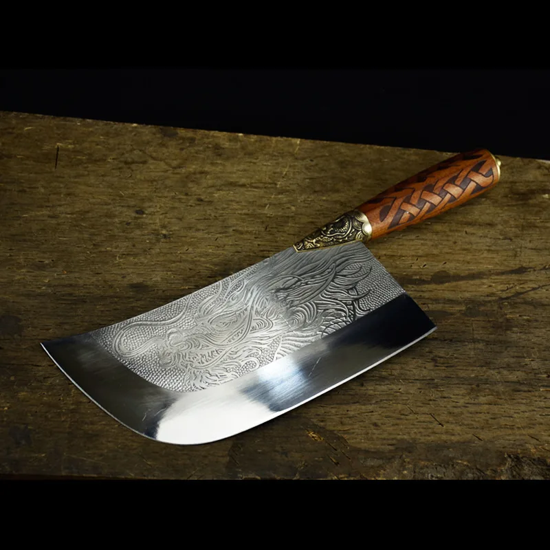 Round Head Slicing Knife Hand-forged Cutting Chopper Old Fashioned Retro Sharp Household Kitchen Knife
Round Head Slicing Knife Hand-forged Cutting Chopper Old Fashioned Retro Sharp Household Kitchen Knife