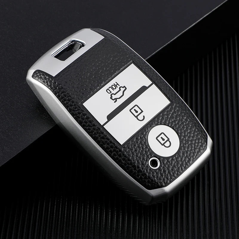 Stylish Leather+ TPU Car Remote Key Case Cover Shell For KIA Rio Rio5 Sportage Ceed Cerato K3 KX3 K4 K5 Sorento Optima Picanto
Stylish Leather+ TPU Car Remote Key Case Cover Shell For KIA Rio Rio5 Sportage Ceed Cerato K3 KX3 K4 K5 Sorento Optima Picanto