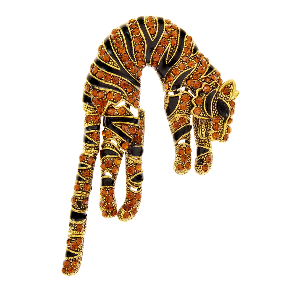 CINDY XIANG Rhinestone Shaky Tiger Brooch Large Vintage Fashion Animal Pin Luxury Coat Jewelry 2 Colors Available Good Gift
CINDY XIANG Rhinestone Shaky Tiger Brooch Large Vintage Fashion Animal Pin Luxury Coat Jewelry 2 Colors Available Good Gift