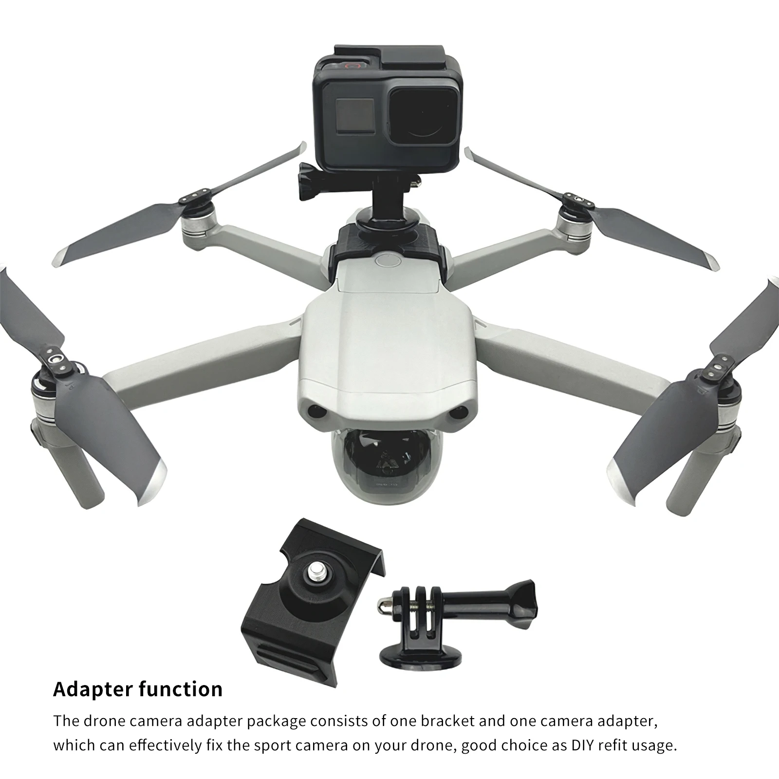 Durable Practical Compact DIY Refit Easy Installation Drone Top Bracket Expansion Mount Clamp Holder For DJI Mavic Air 2 Drone
Durable Practical Compact DIY Refit Easy Installation Drone Top Bracket Expansion Mount Clamp Holder For DJI Mavic Air 2 Drone