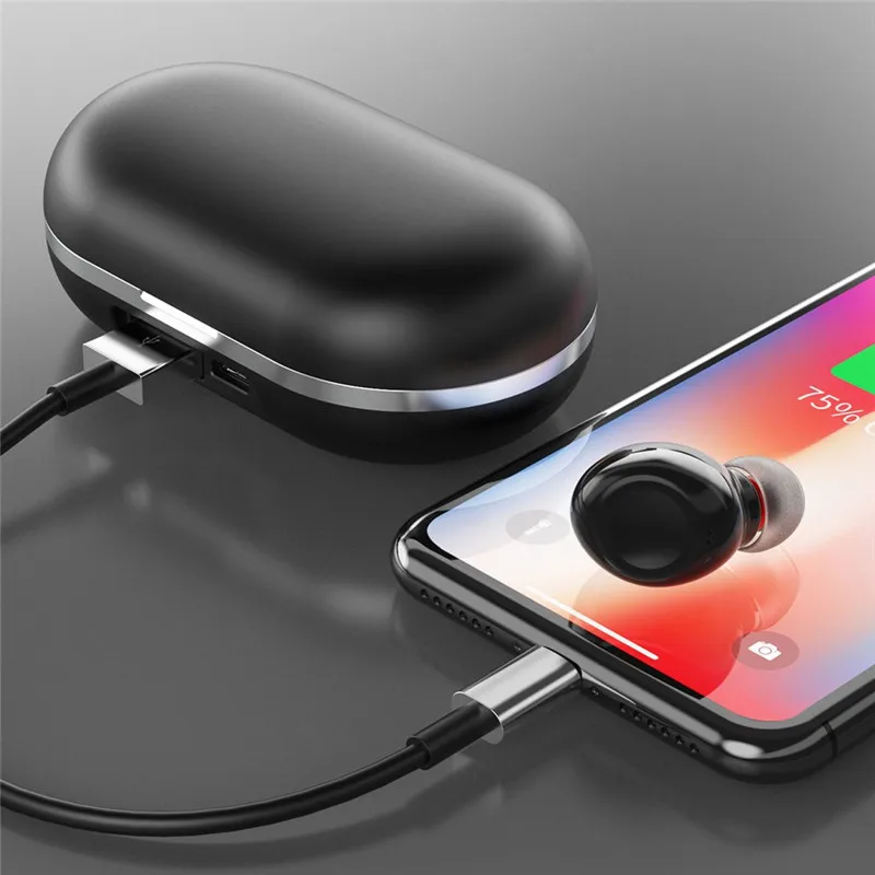 Сенсорная гарнитура TWS беспроводные Bluetooth наушники 5 0 стерео микрофон свободные