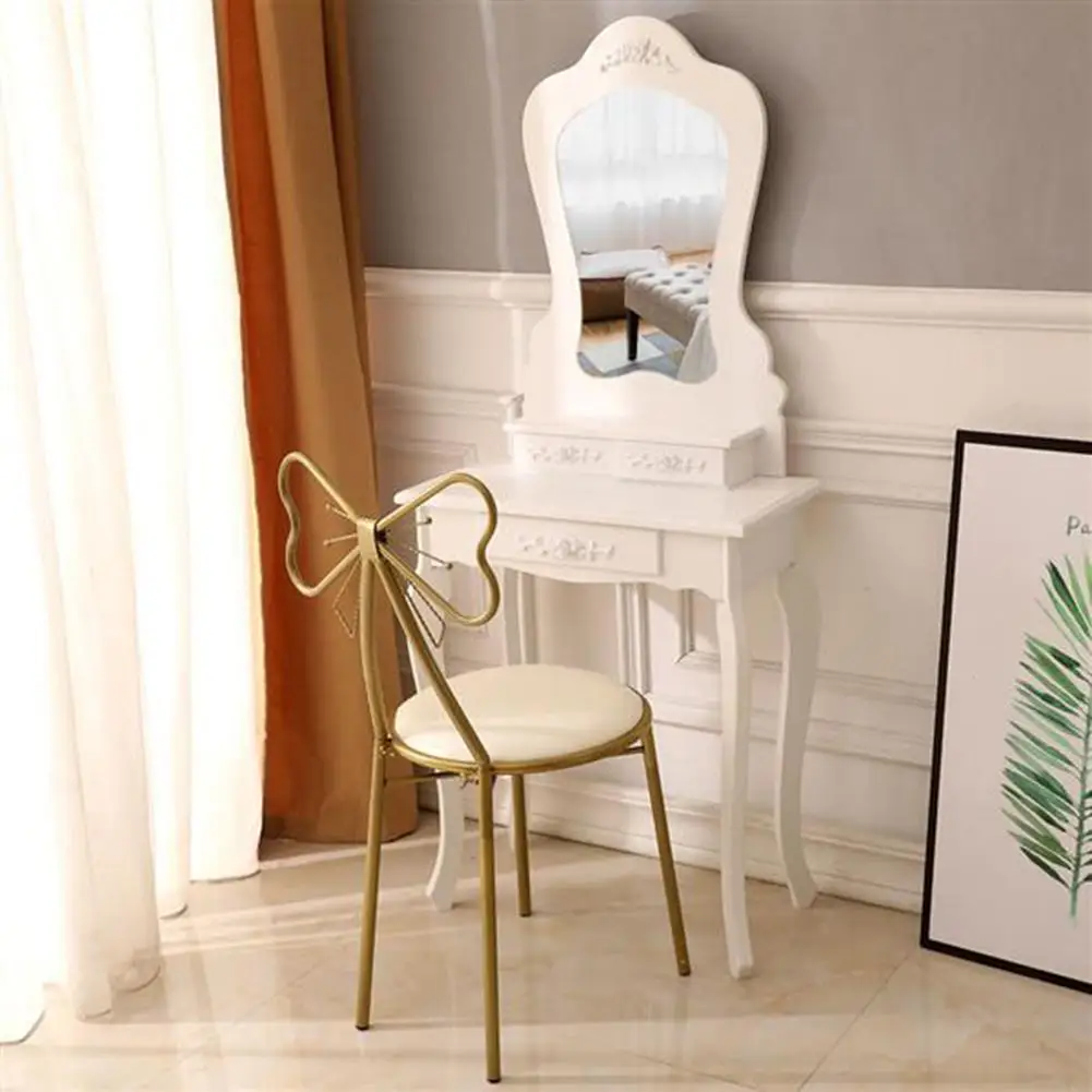 Vanity Desk Dressing Table 3 Drawers Bedroom Makeup Dresser Stool Cosmetic Living Room Furniture with Single Mirror
Vanity Desk Dressing Table 3 Drawers Bedroom Makeup Dresser Stool Cosmetic Living Room Furniture with Single Mirror