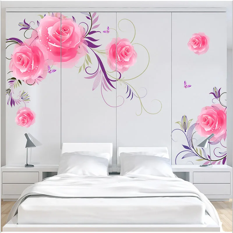 3D Rose Flower Wall Stickers Living Room TV Backdrop Decoration Aesthetic Home Decal Art
3D Rose Flower Wall Stickers Living Room TV Backdrop Decoration Aesthetic Home Decal Art