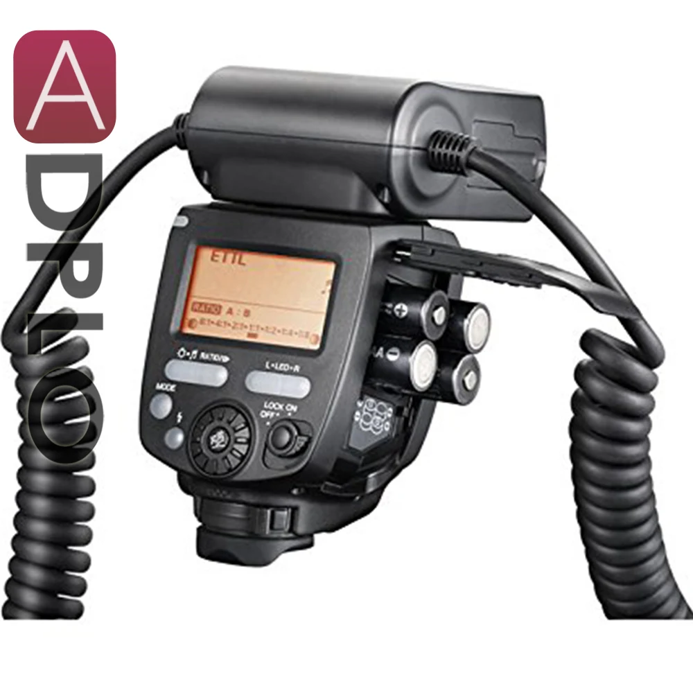 Фотовспышка Speedlite с 2 головками для макросъемки и 4 переходными кольцами подходит для Canon DSLR 1Dx, серий 1Ds, серий 1D, 5diii,
Фотовспышка Speedlite с 2 головками для макросъемки и 4 переходными кольцами подходит для Canon DSLR 1Dx, серий 1Ds, серий 1D, 5diii,