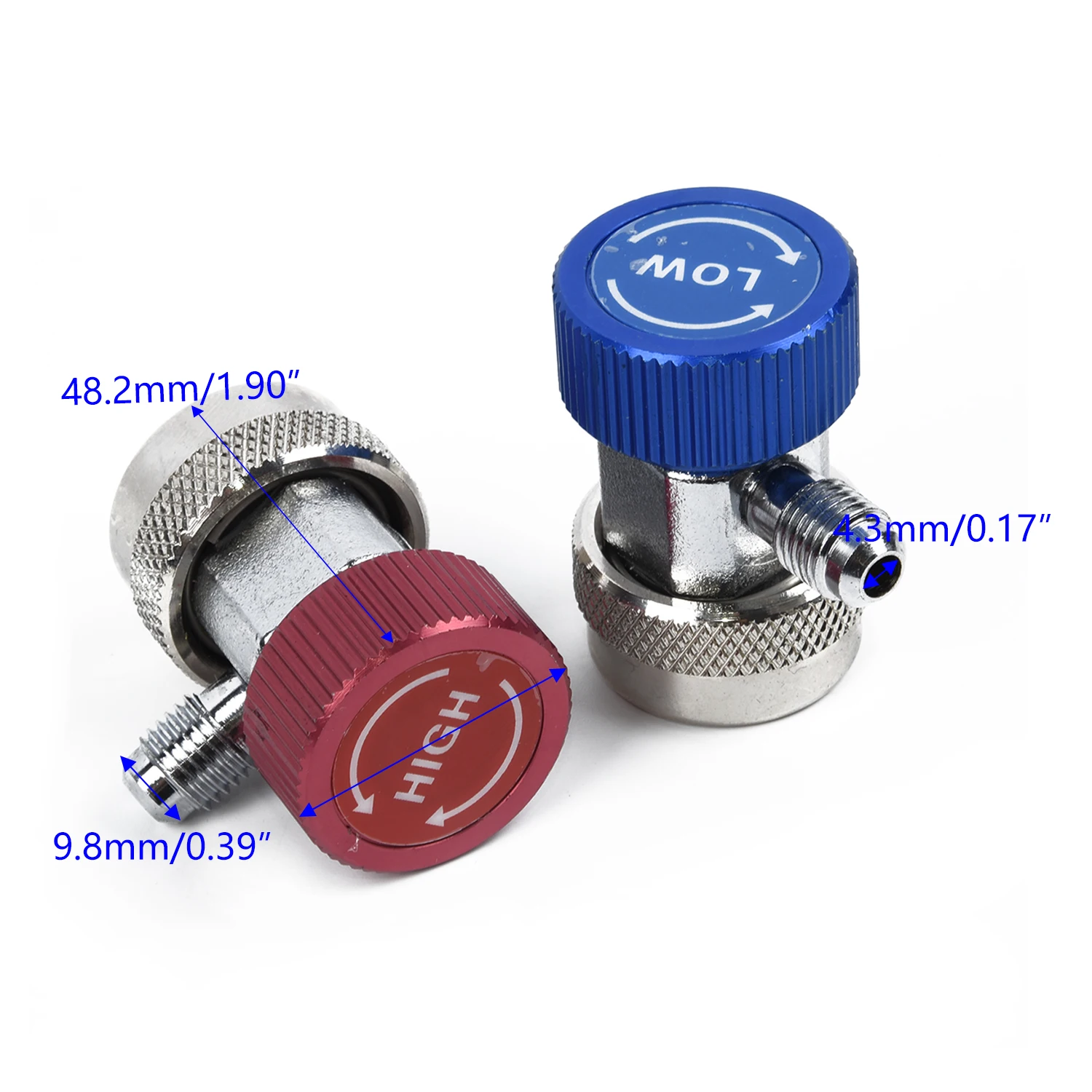 1Pair A/C R134A Car Air Conditioner Adapter Coupler Quick Connectors High/Low Pressure Automobile Parts Conditioning Connectors
1Pair A/C R134A Car Air Conditioner Adapter Coupler Quick Connectors High/Low Pressure Automobile Parts Conditioning Connectors