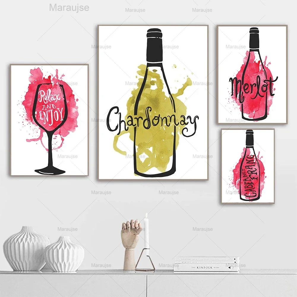Minimalist Relax Enjoy Red Wine Poster Quote Canvas Painting Nordic Art Print Modern Wall Picture For Living Room Home Decor
Minimalist Relax Enjoy Red Wine Poster Quote Canvas Painting Nordic Art Print Modern Wall Picture For Living Room Home Decor