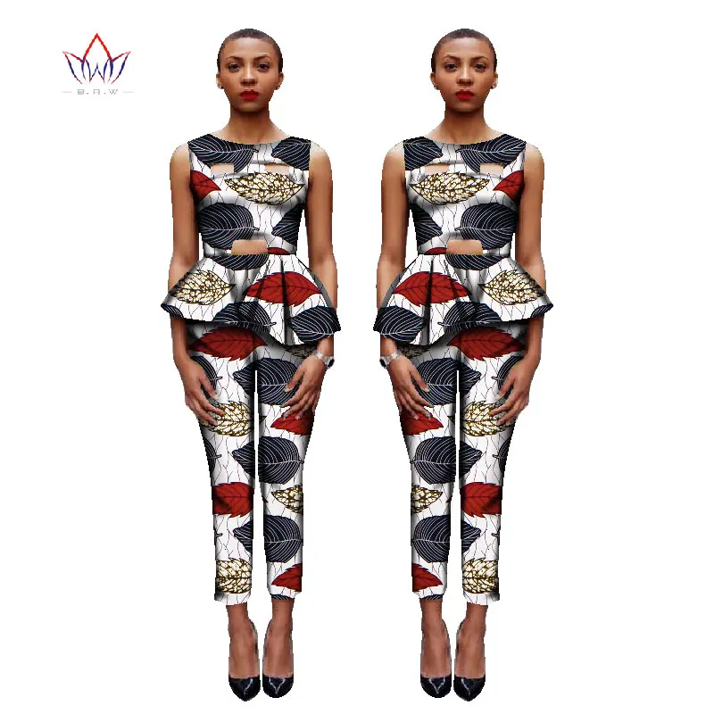 BRW African Clothes Crop Tops 2 Piece Set Women Clothing Long Pants Dashiki African Print Clothing Women Pants Plus 6XL WY1632
BRW African Clothes Crop Tops 2 Piece Set Women Clothing Long Pants Dashiki African Print Clothing Women Pants Plus 6XL WY1632