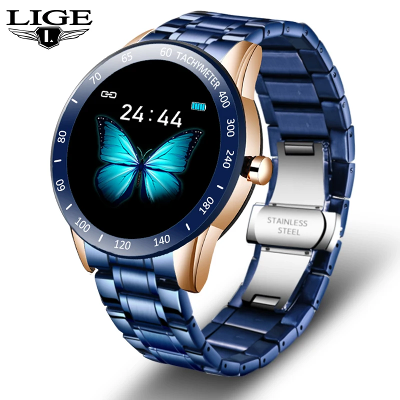 LIGE 2020 New Smart Watch Men Heart Rate Blood Pressure Monitor Sport Multifunction Mode Fitness Tracker Waterproof Smartwatch
LIGE 2020 New Smart Watch Men Heart Rate Blood Pressure Monitor Sport Multifunction Mode Fitness Tracker Waterproof Smartwatch