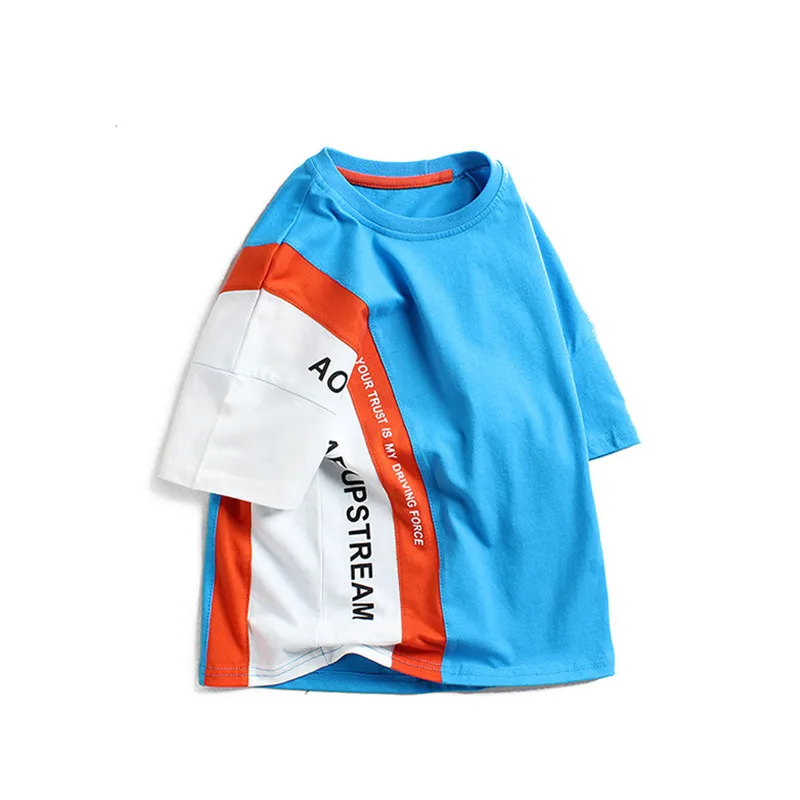 Boys Vertical Stripes Short-Sleeved Cotton Top 2021 Spring Summer New Kid Sports T-Shirt For 5-14 Years
Boys Vertical Stripes Short-Sleeved Cotton Top 2021 Spring Summer New Kid Sports T-Shirt For 5-14 Years