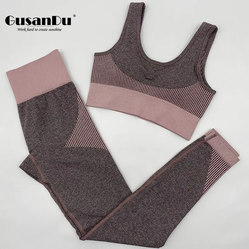 2Pcs Yoga Set Women's Seamless Workout Sportswear Sports Clothing Gym Suit Lounge Wear Fitness Crop Top High Waist Leggings
2Pcs Yoga Set Women's Seamless Workout Sportswear Sports Clothing Gym Suit Lounge Wear Fitness Crop Top High Waist Leggings