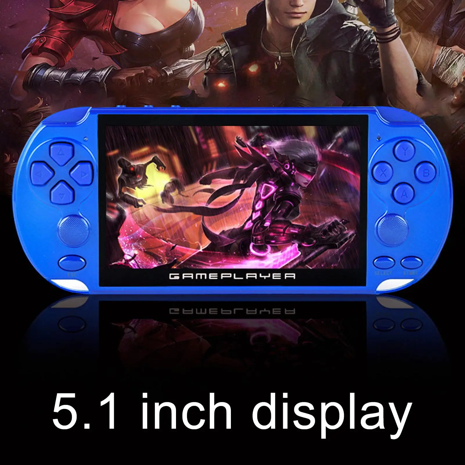 X9Plus 5.1inch Large Screen Game Console Entertainment Device Classic Dual-Shake Built-In 10000 Games Handheld Game Players
X9Plus 5.1inch Large Screen Game Console Entertainment Device Classic Dual-Shake Built-In 10000 Games Handheld Game Players