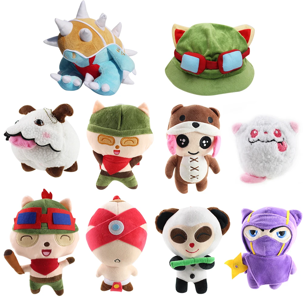 11 25 см Лига Teemo Poro Rammus плюшевые игрушки Подвески Kawaii мягкие куклы Swify Scout Teemo's