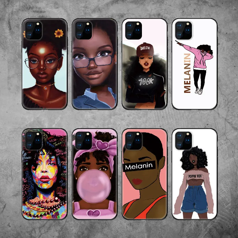 Black Girl Painted Case For Iphone 11 Tpu Soft Shell Smartphone Iphone 7 8 11 Case Mobile Phone Accessories
Black Girl Painted Case For Iphone 11 Tpu Soft Shell Smartphone Iphone 7 8 11 Case Mobile Phone Accessories