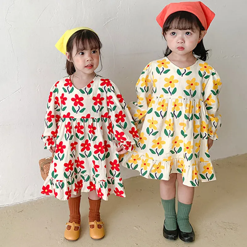 Autumn Winter Dress For Girls Floral Children Dress Long Sleeve Baby Princess Dresses Toddler Costume Pretty Girls Outfits
Autumn Winter Dress For Girls Floral Children Dress Long Sleeve Baby Princess Dresses Toddler Costume Pretty Girls Outfits