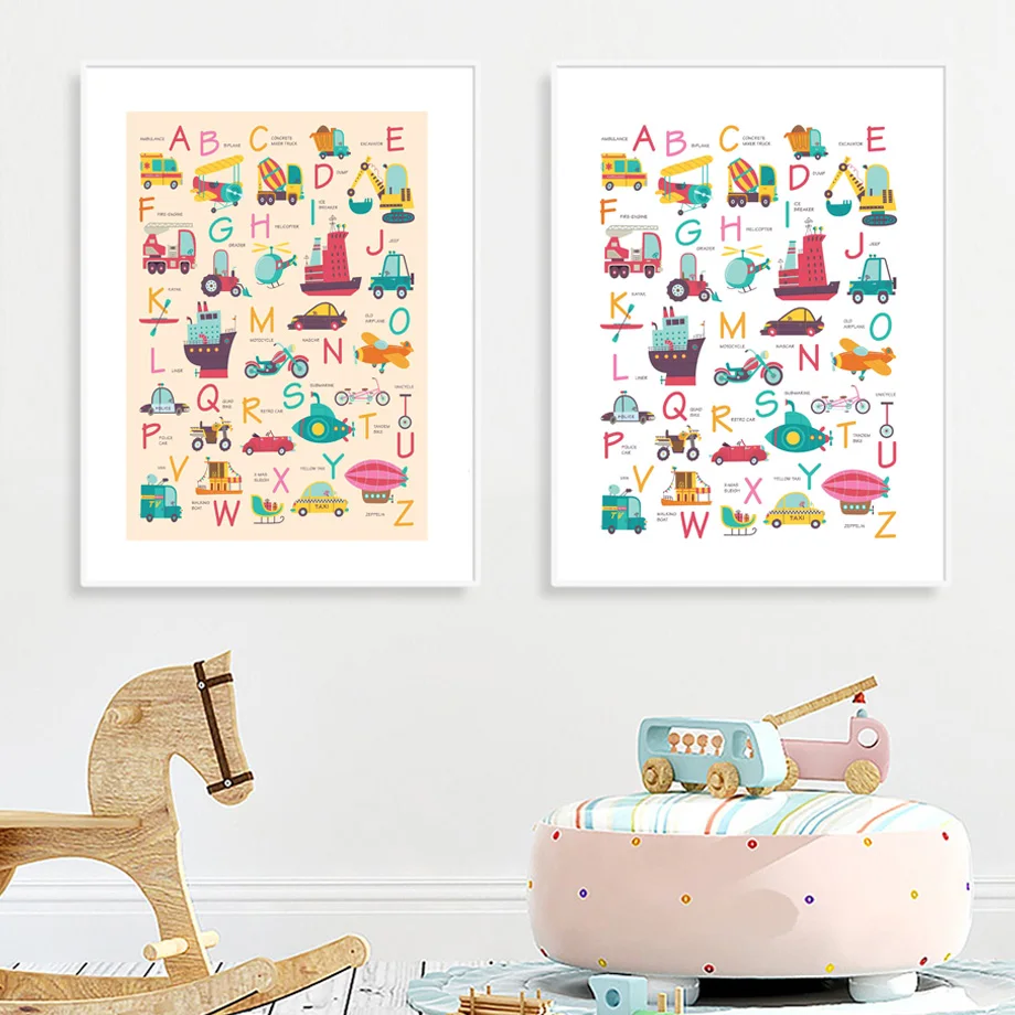 Alphabet Airplane Car Motorcycle Bicycle Ship Wall Art Canvas Painting Nordic Posters And Prints Wall Pictures Kids Room Decor
Alphabet Airplane Car Motorcycle Bicycle Ship Wall Art Canvas Painting Nordic Posters And Prints Wall Pictures Kids Room Decor