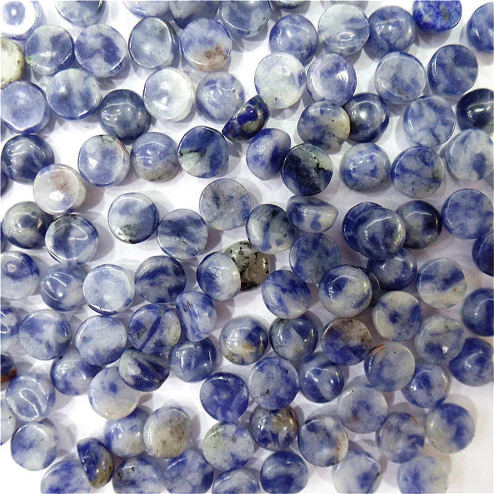 100Pcs 6x3mm Wholesale Natural Blue Sodalite Round Cab Cabochon DIY Jewelry Making Accessories M16
100Pcs 6x3mm Wholesale Natural Blue Sodalite Round Cab Cabochon DIY Jewelry Making Accessories M16