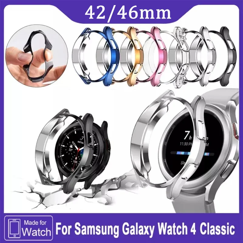 42mm 46mm Protective Case For Samsung Galaxy Watch 4 Classic Soft TPU Cover on For Galaxy Watch 4 Classic 42mm 46mm Bumper Shell
42mm 46mm Protective Case For Samsung Galaxy Watch 4 Classic Soft TPU Cover on For Galaxy Watch 4 Classic 42mm 46mm Bumper Shell