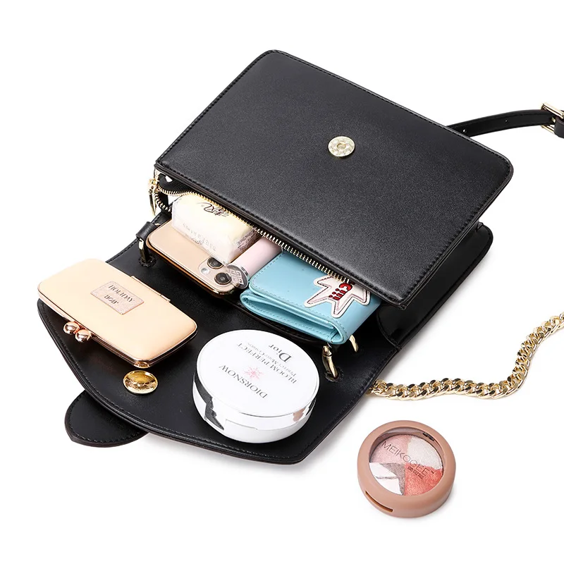 Bags for Women 2021 New Leather Fashion All-match Lock High-quality Shoulder Diagonal Small Square Bag Purses and Handbags Sac
Bags for Women 2021 New Leather Fashion All-match Lock High-quality Shoulder Diagonal Small Square Bag Purses and Handbags Sac