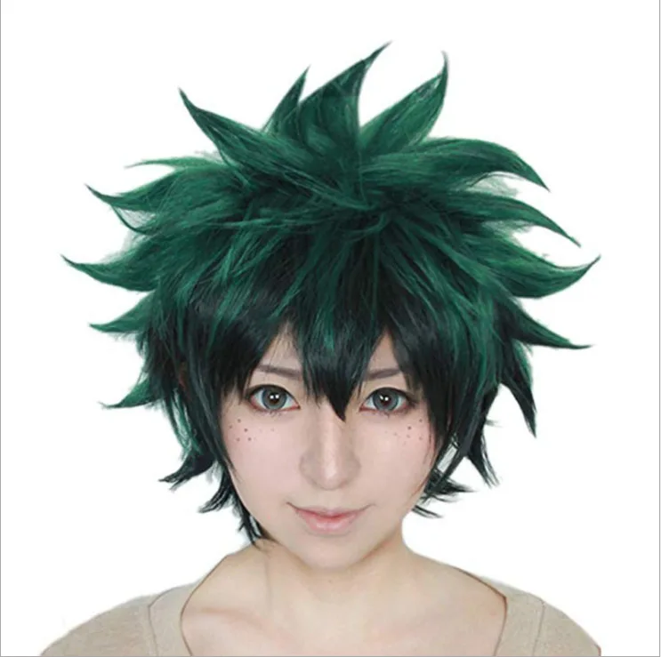 Парик для косплея из аниме Моя геройская Академия Izuku Midoriya Wig Boku Нет героев