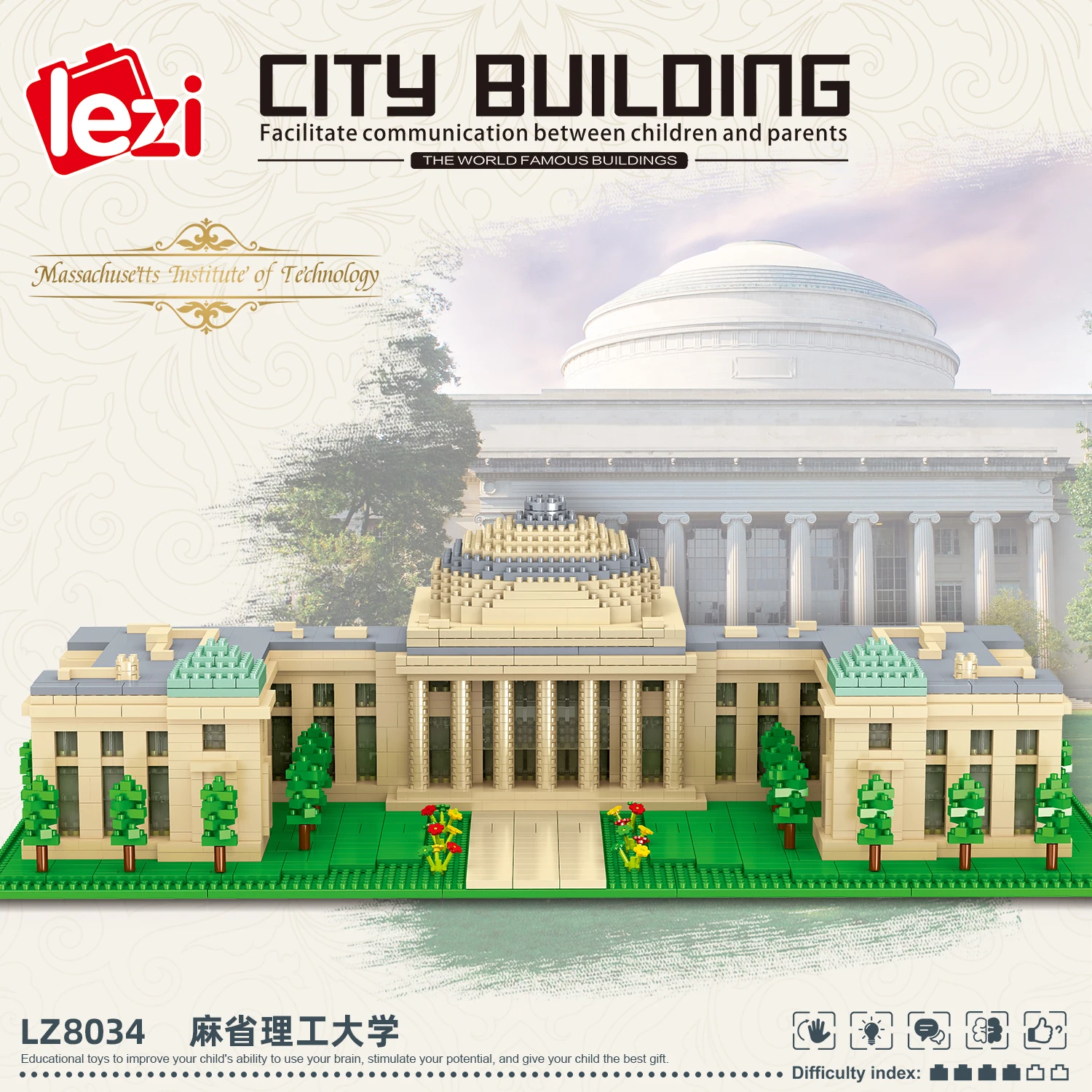 MIT Architecture Architecture Building Set Model Kit STEAM Construction Toy Gift for Kids and Adults (3633 PCS)
MIT Architecture Architecture Building Set Model Kit STEAM Construction Toy Gift for Kids and Adults (3633 PCS)